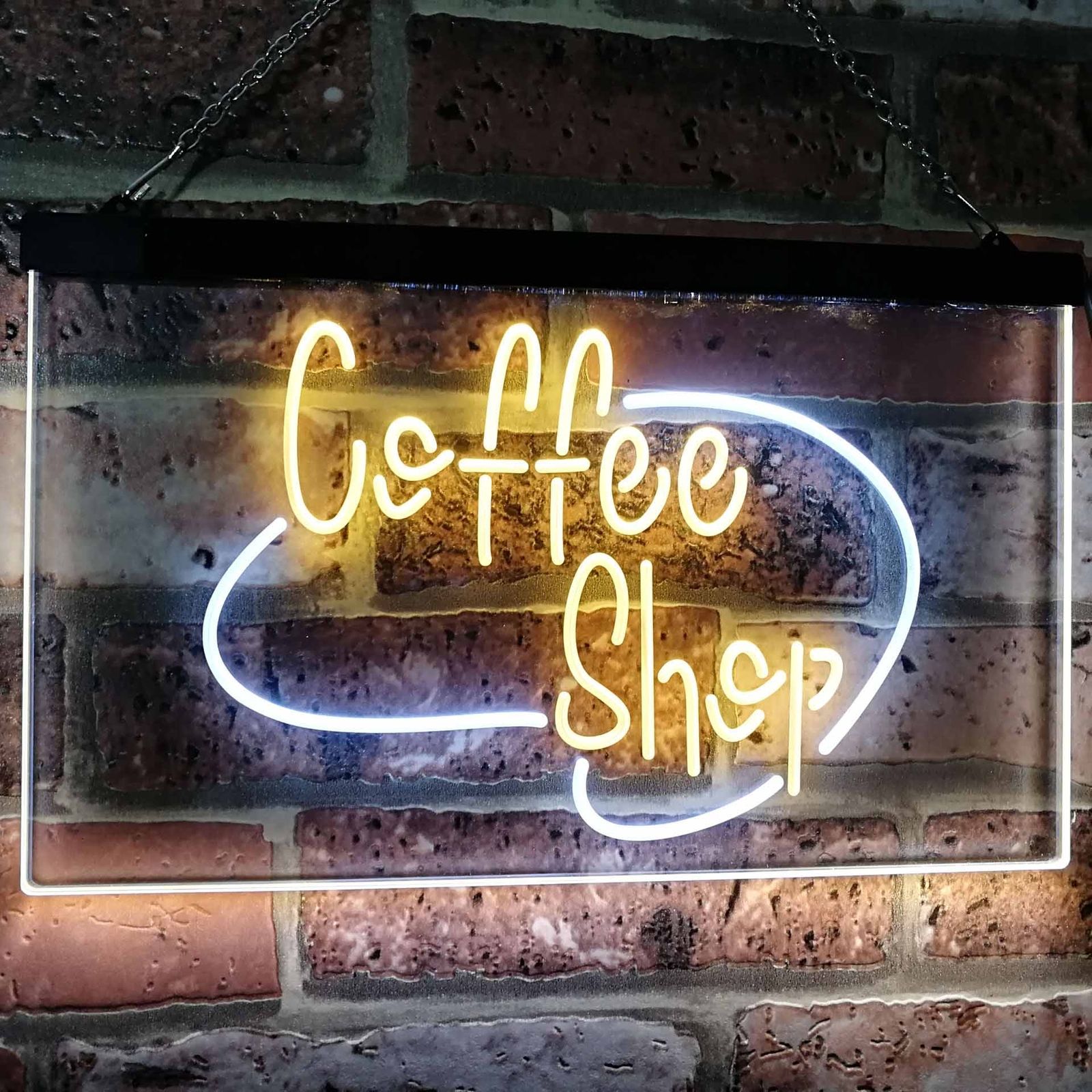 Coffee Shop Classic Dual Color Led Neon Sign